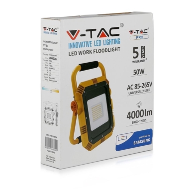 Projektor V-TAC SKU946 VT-51 6400K 50W 4000lm