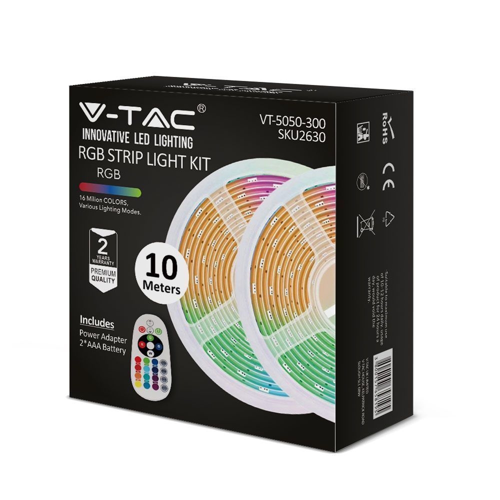 Taśma V-TAC SKU2630 VT-5050 300 RGB 4,8W 500lm
