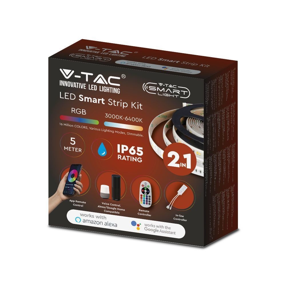 Taśma V-TAC SKU2628 VT-5050 54-EU RGB+2700K-6400K