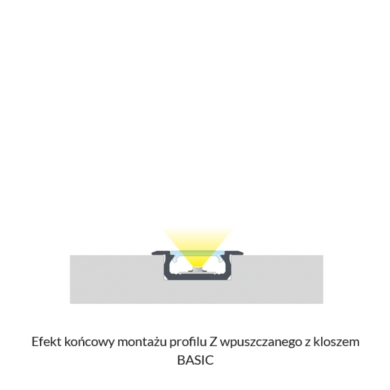 Profil LUMINES Typ Z płytki 7mm inox anodowany 3m