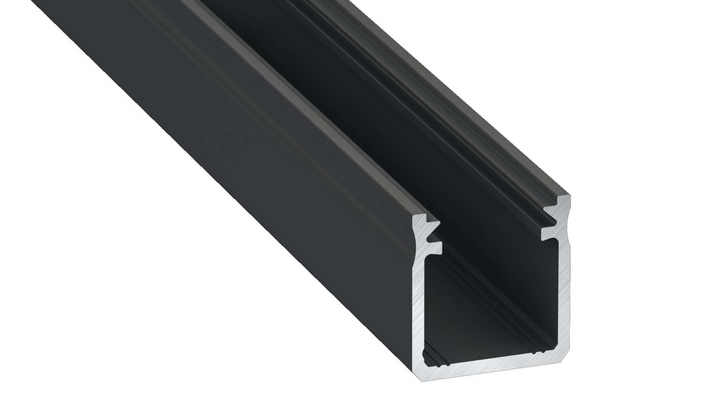 Profil LUMINES Typ Y Głęboki 12mm czarny anodowany