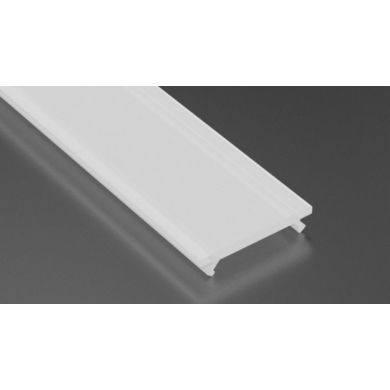 Klosz do profili LED BASIC LUMINES PMMA Mleczny 1m