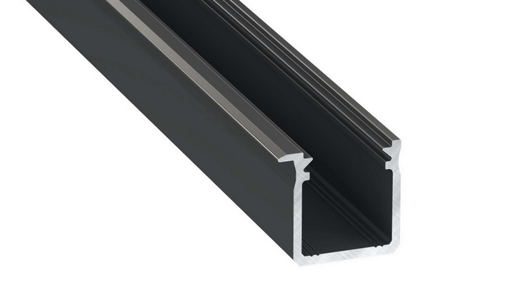 Profil  LUMINES Typ J czarny anodowany 1m