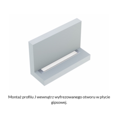 Profil  LUMINES Typ J inox anodowany 2,02m