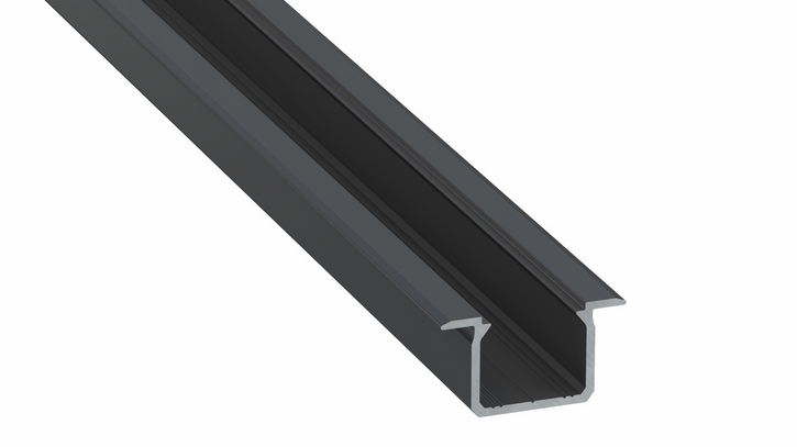 Profil LUMINES typ U czarny anodowany 3m