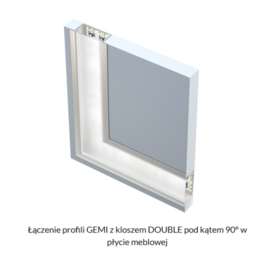 Profil LUMINES typ Gemi biały lakierowany 2,02m