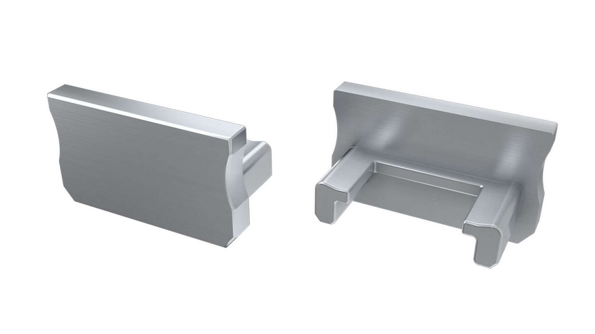 ABS Zaślepka LUMINES A srebrna lakierowana