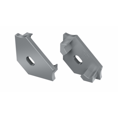 ABS Zaślepka LUMINES C srebrna lakierowana z otwor