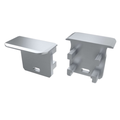 ABS Zaślepka LUMINES G W srebrna lakierowana z otw