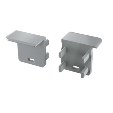 ABS Zaślepka LUMINES J szara z otworem prawa