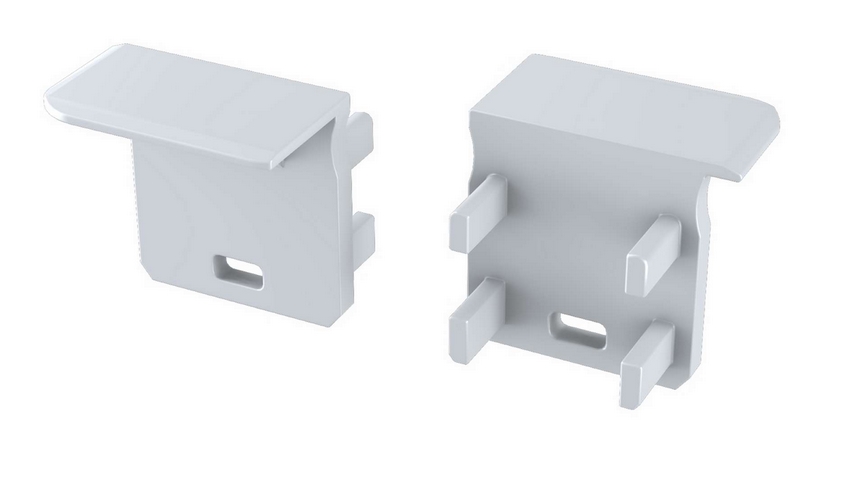 ABS Zaślepka LUMINES J biała z otworem lewa