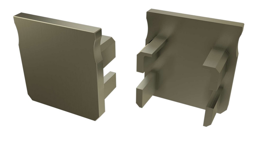 Zaślepka do profili LUMINES Y inox 12-0093-01