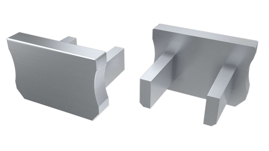 Zaślepka do profili LUMINES X szara 12-0084-01