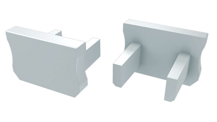 Zaślepka do profili LUMINES X biała 12-0081-01