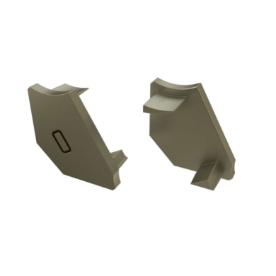 Zaślepka do profili LUMINES H inox lewa 12-0943-01