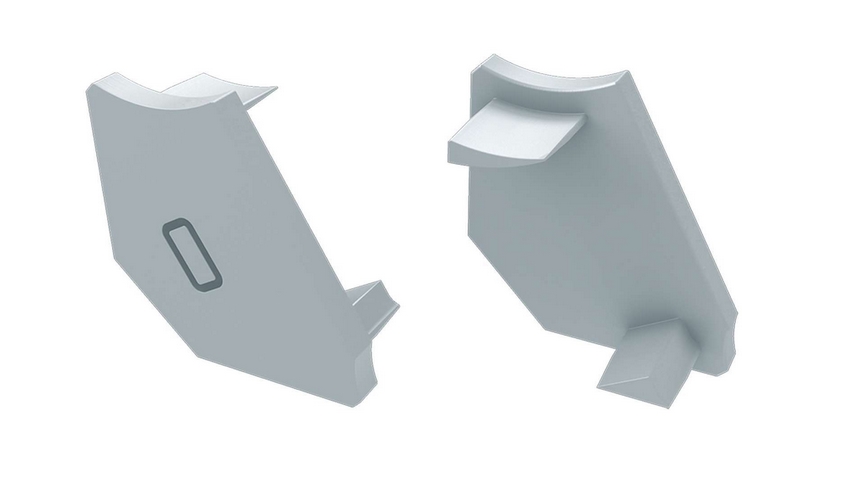 Zaślepka do profili LUMINES H biała prawa 12-0951-