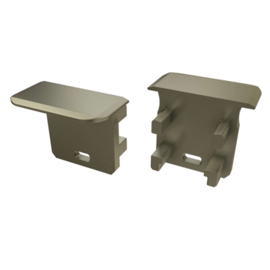 Zaślepka do profili LUMINES G inox z otworem