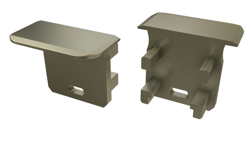 Zaślepka do profili LUMINES G inox z otworem