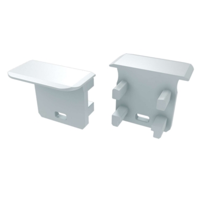 Zaślepka do profili LUMINES G biała z otworem