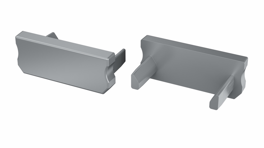 Zaślepka do profili LUMINES D szara 12-0054-01