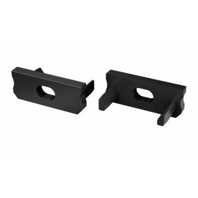 Zaślepka do profili LUMINES D czarnaz otworem