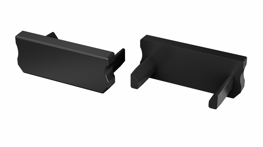 Zaślepka do profili LUMINES D czarna 12-0052-01