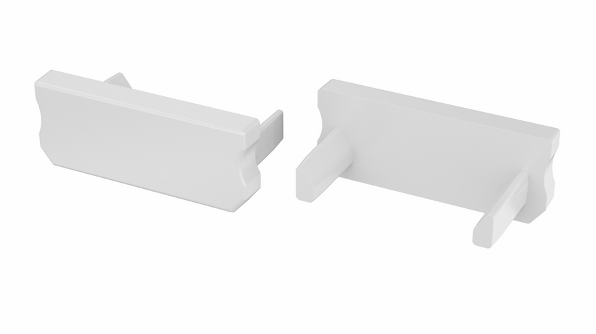 Zaślepka do profili LUMINES D biała 12-0051-01