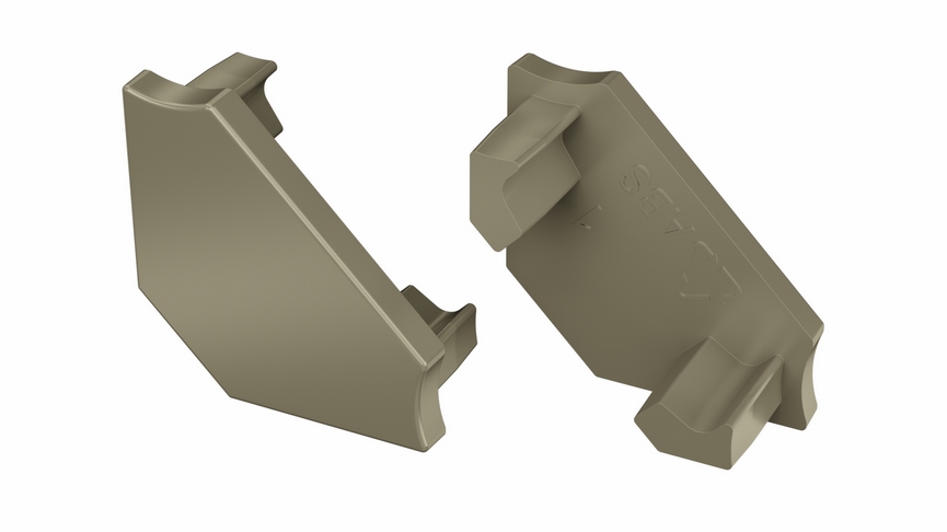 Zaślepka do profili LUMINES C inox 12-0043-01