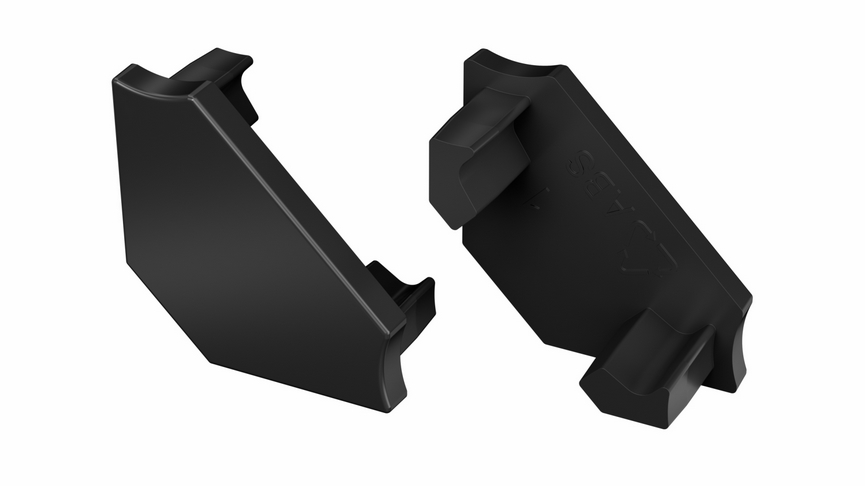 Zaślepka do profili LUMINES C czarna 12-0042-01