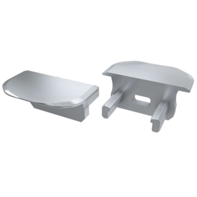 Zaślepka do profili LUMINES B szara okrągła