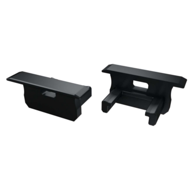 Zaślepka do profili LUMINES B czarna Płaska