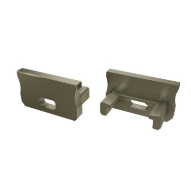 Zaślepka do profili LUMINES A inox z otworem