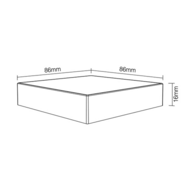 Panel Magnetyczny Dotykowy RGBW 4-strefowy