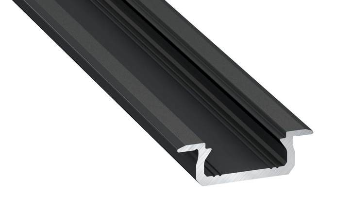 Profil LUMINES Typ Z płytki 7mm czarny anodowany 2