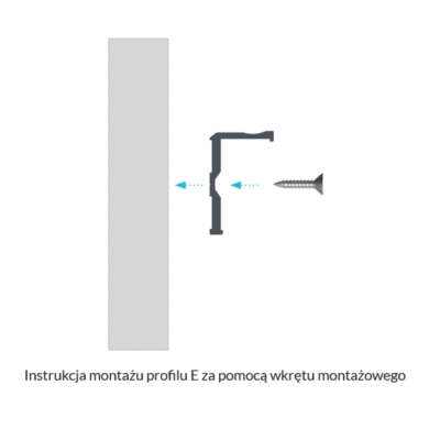 Profil LUMINES Typ E surowy 2,02m