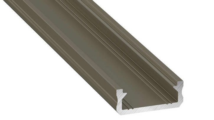 Profil LUMINES Typ D płaski inox anodowany 2,02m