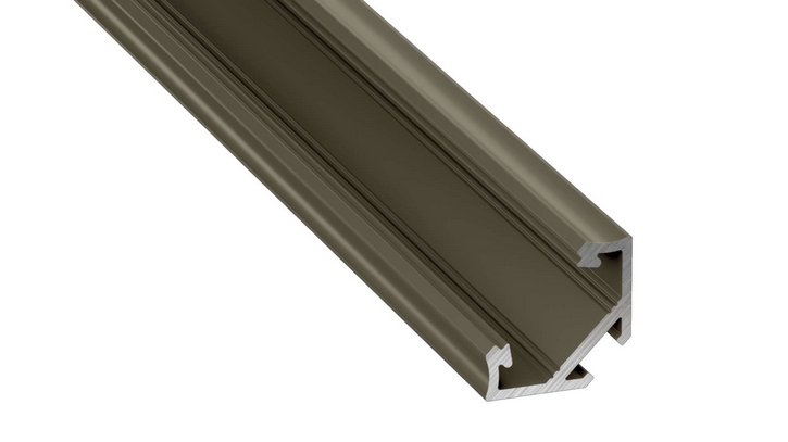 Profil LUMINES Typ C Kątowy Narożny 45st/45st inox