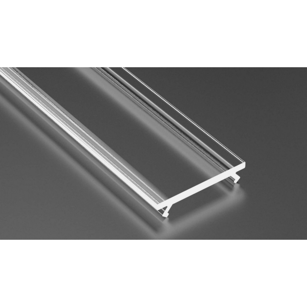 Klosz do profili LED BASIC LUMINES PMMA TR 1m