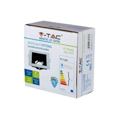 Oczko V-TAC SKU3597 VT-781SQ-WH