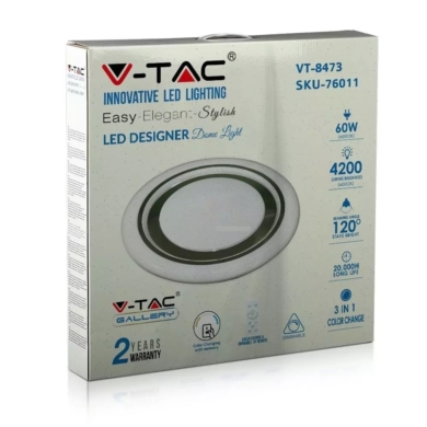 Plafon V-TAC SKU76011 VT-8473 2700K-6400K 60W 4200