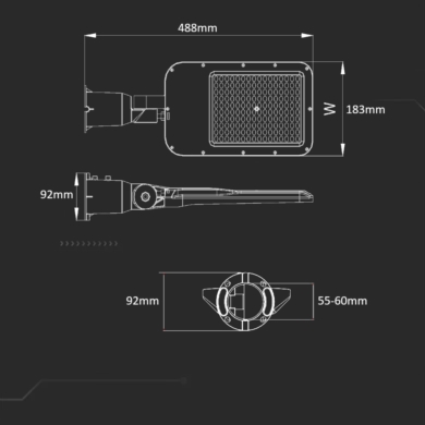 Oprawa V-TAC SKU23620 VT-105ST 4000K 100W 9400lm
