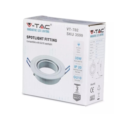 Oczko V-TAC SKU3599 VT-782RD-WH