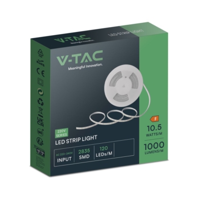 Taśma V-TAC SKU23729 VT-2835 121-10M 6500K 10,5W 1