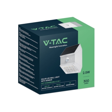 Kinkiet V-TAC SKU24097 VT-11025CCT-W 3000K-4000K-6