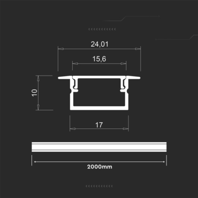 Profil V-TAC SKU24106 VT-71007