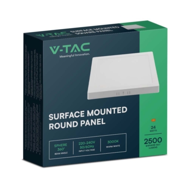 Panel V-TAC SKU10514 VT-60024 3000K 24W 2500lm