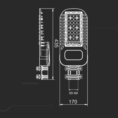 Oprawa V-TAC SKU21958 VT-54ST 4000K 50W 6850lm