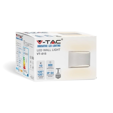 Kinkiet V-TAC SKU218683 VT-815-W 4000K 9W 1280lm