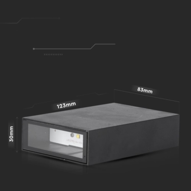 Oprawa V-TAC SKU218561 VT-844-B-N 3000K 4W 400lm