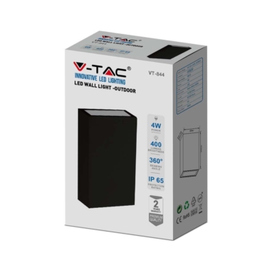 Oprawa V-TAC SKU218563 VT-844-B-N 6400K 4W 400lm